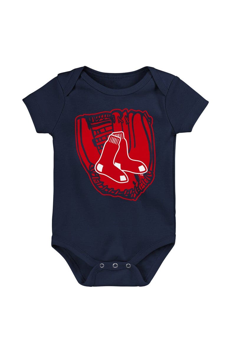 Outerstuff Infant Red/Navy/White Boston Red Sox Minor League Player Three-Pack Bodysuit Set, Alternate, color, Red