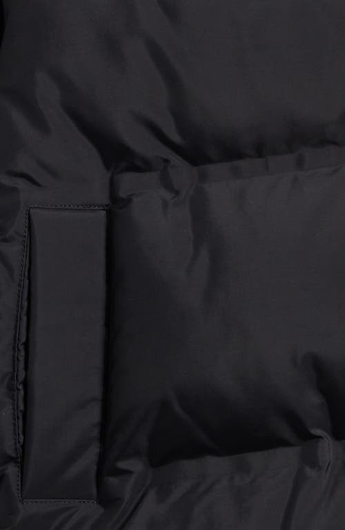Next Kids' Waterproof Hooded Puffer Coat In Black
