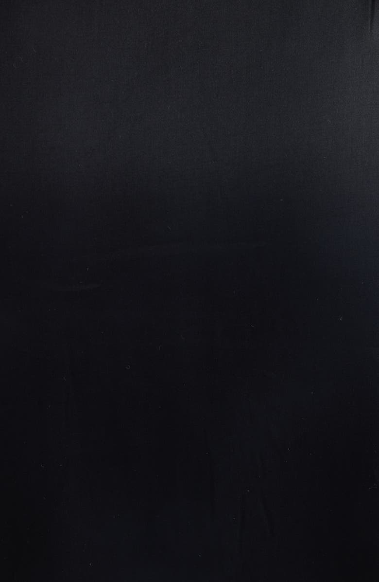 Acne Studios Inouka Layered Satin & Lace Skirt, Alternate, color, Black