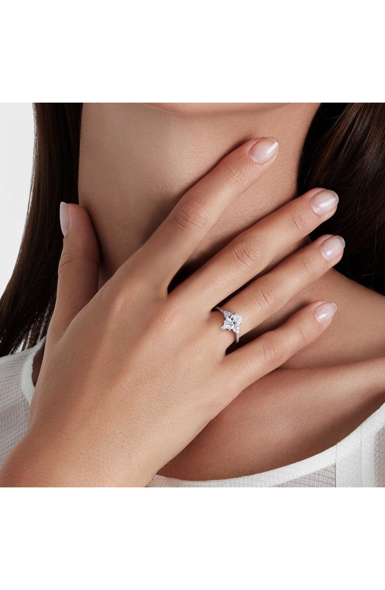 Julianna B. Lab-Grown Diamond Engagement Ring 14k, Alternate, color, White Gold