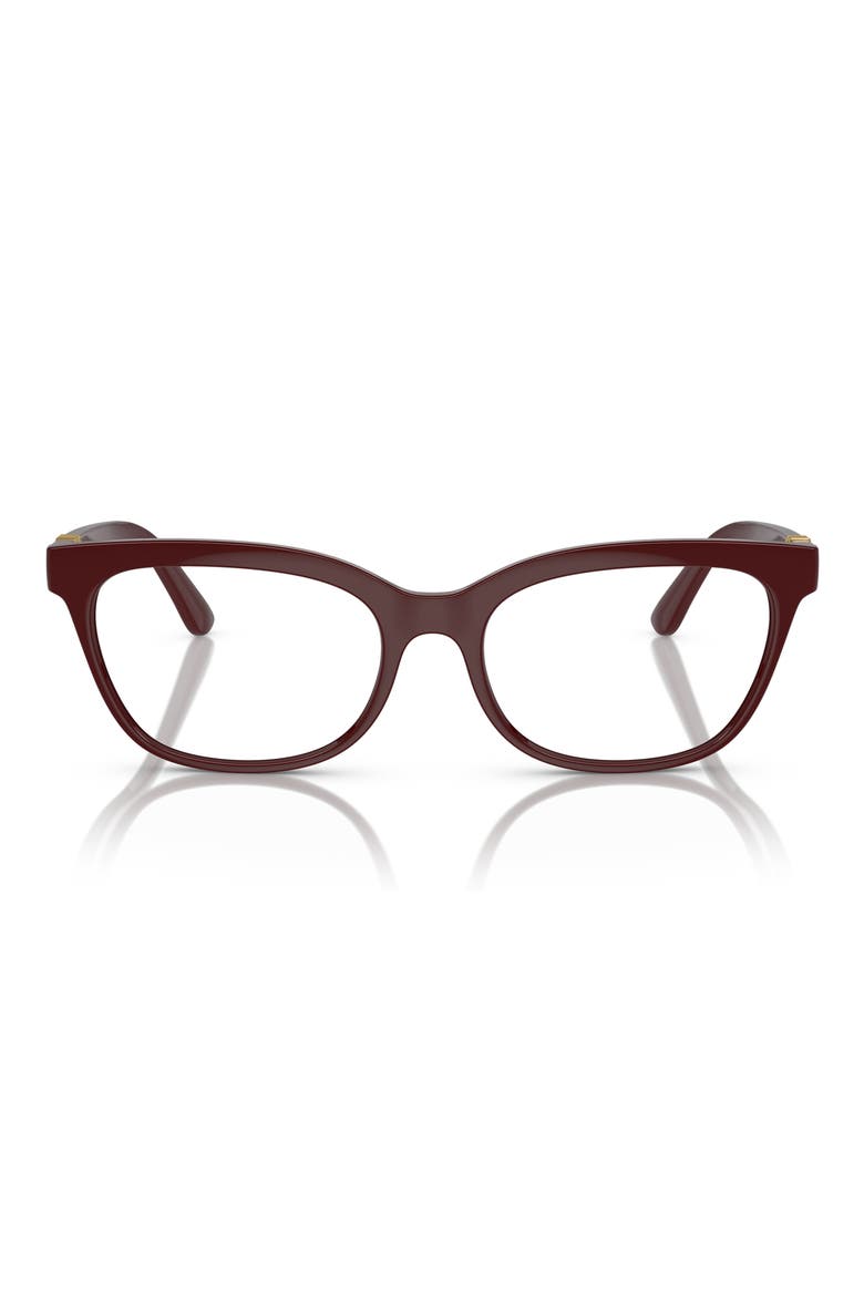 54mm Butterfly Optical Glasses, Main, color, BORDEAUX / DEMO LENS