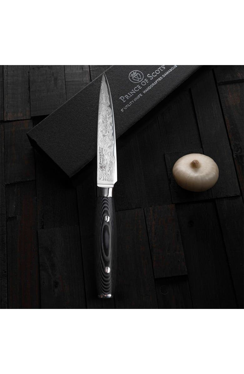 Prince of Scots Damascus Utility Knife, Alternate, color, NO COLOR
