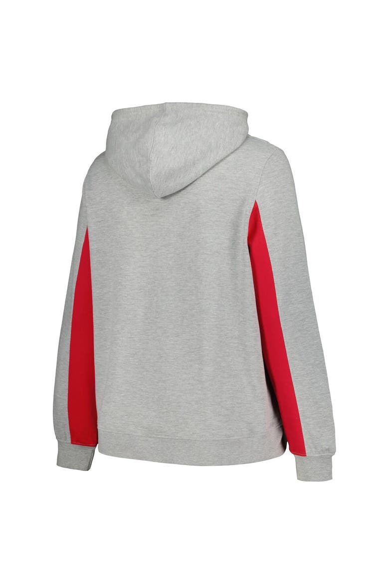 Women's Profile Heather Gray St. Louis Cardinals Plus Size Pullover Jersey Hoodie, Alternate, color, Heather Gray