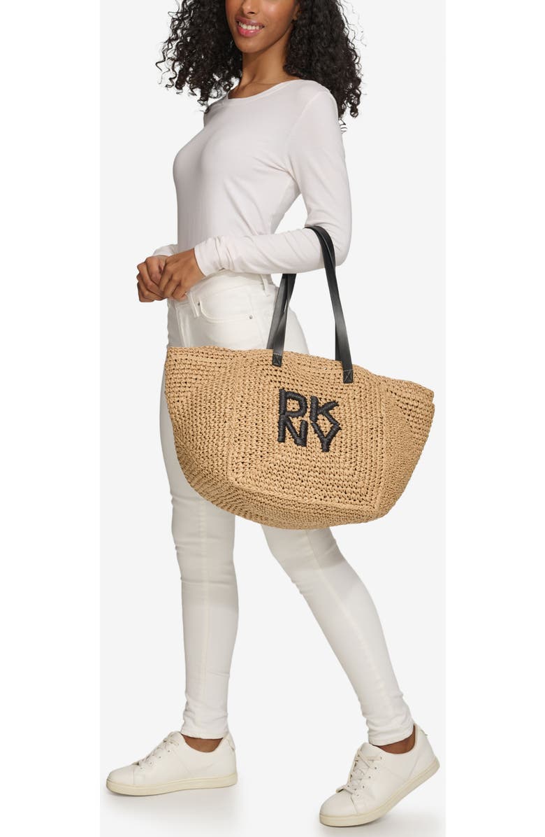 DKNY Paloma Tote, Alternate, color, Natural/Black