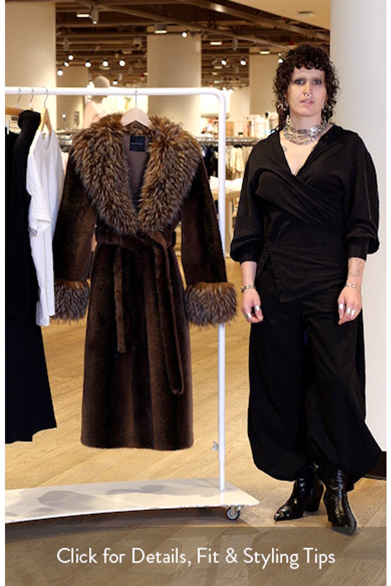 The Jones Speckled Faux Fur Coat video