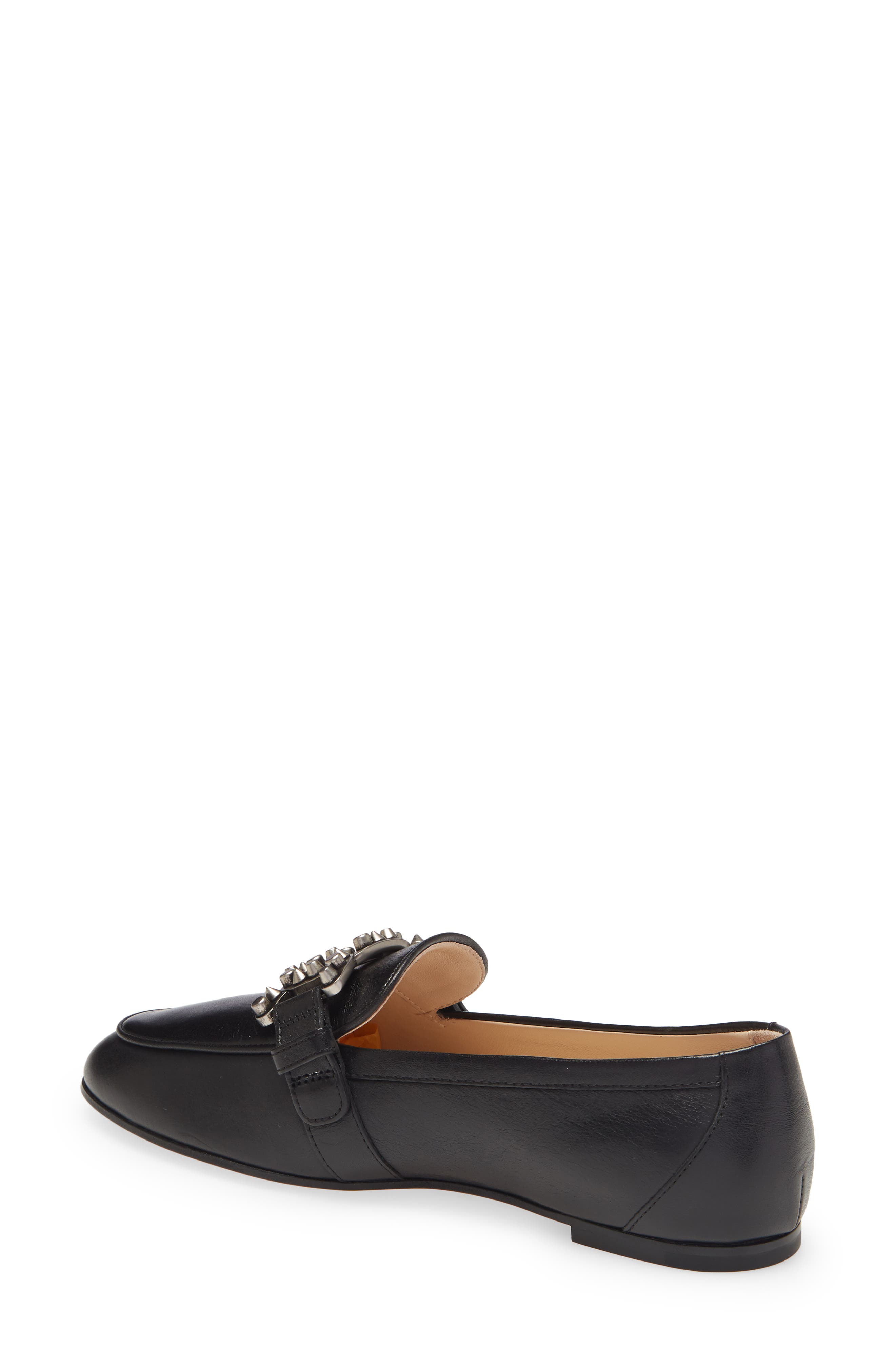 Tod's Kate Studded Chain Detail Loafer, Alternate, color, 