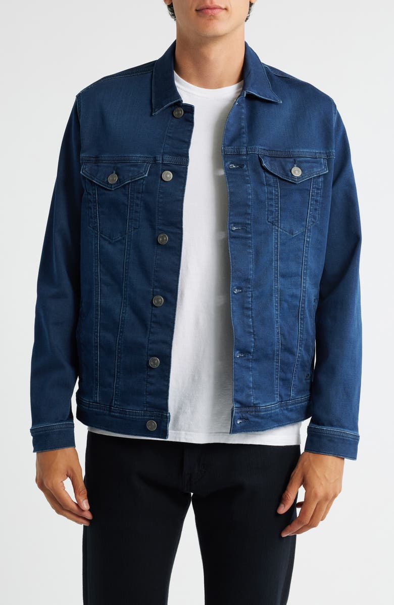 Mavi Jeans Drake Denim Trucker Jacket, Main, color, Used Athletic