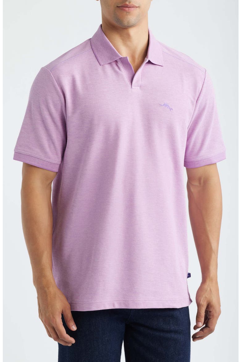 Emfielder Icon Solid IslandZone® Polo, Main, color, HYACINTH PURPLE HEATHER