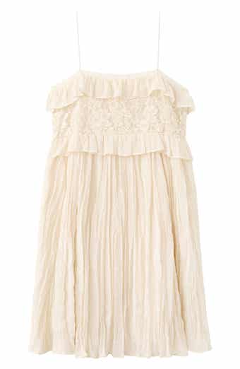 Crinkle Lace Sleeveless Dress