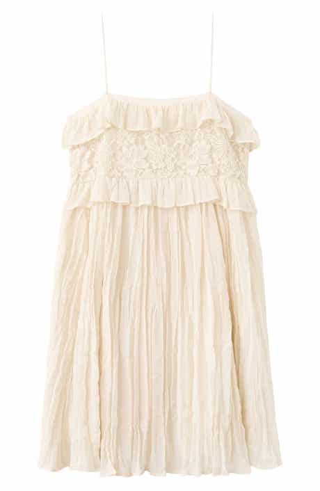 Crinkle Lace Sleeveless Dress