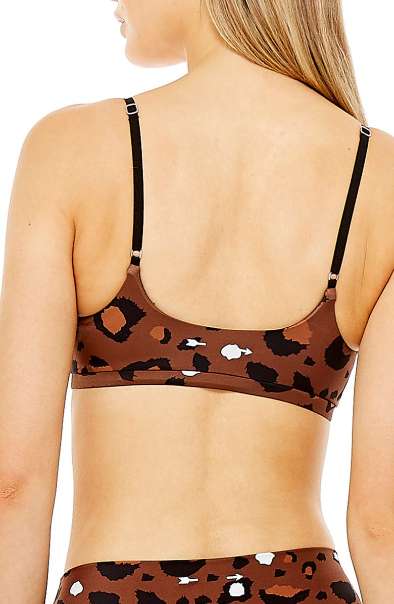 The Upside Tobacco Leopard Ballet Bra, Alternate, color,