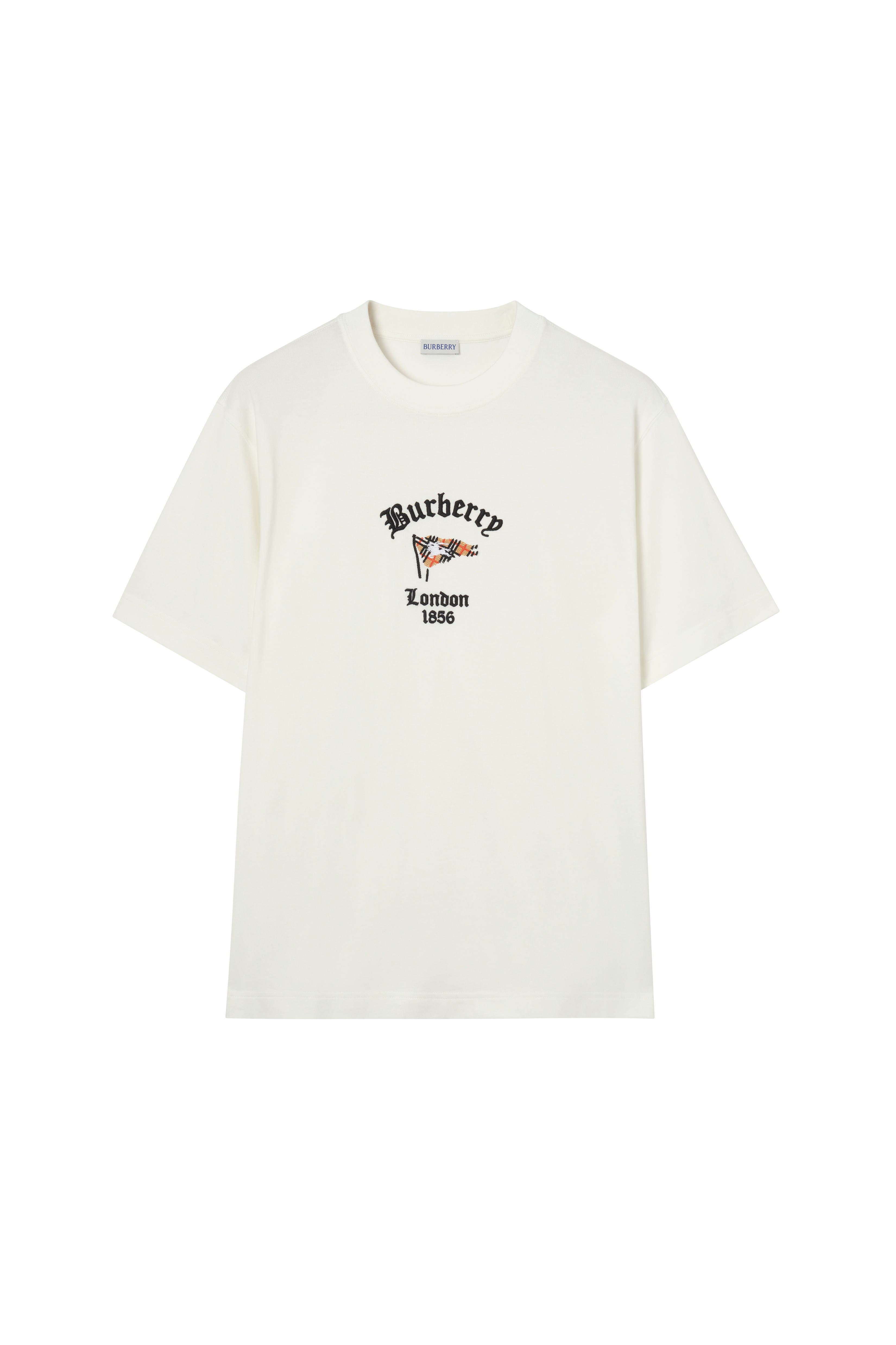 Check Flag Cotton T-shirt - image 4