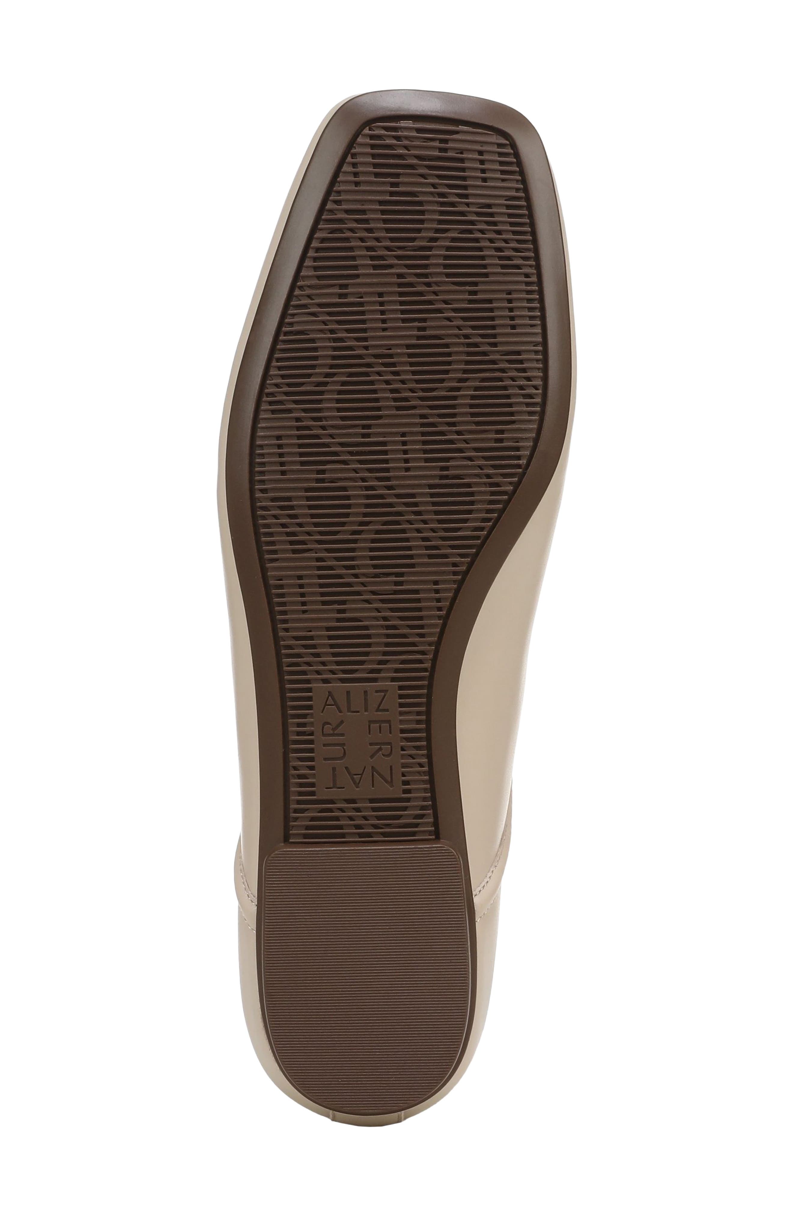 Dream Square Toe Ballet Flat, Alternate, color, SANDSTONE BEIGE LEAT