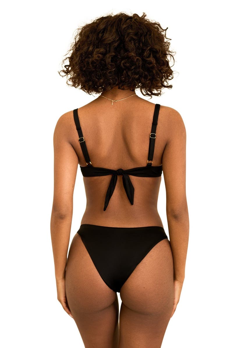Dippin Daisys Kit Underwire Bikini Top, Alternate, color, Black