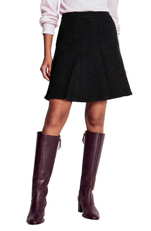 Flippy Textured Knit Skirt