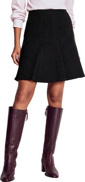 Boden Flippy Textured Knit Skirt