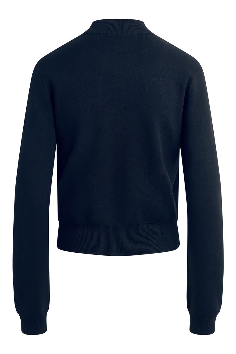 The Whitney Mock Neck Sweater, Alternate, color, NAVY