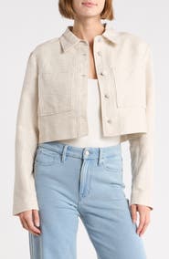 Good American Crop Jacket