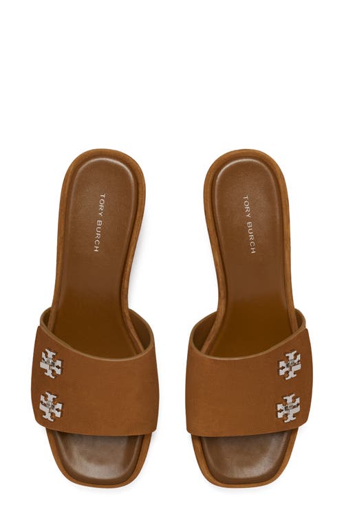 Tory Burch T-lock Wedge Sandal In Animal Print