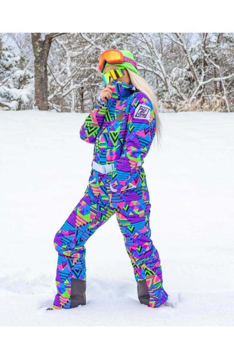OOSC Future Shock Shaped Women's Ski Suit, Alternate, color, Multi-Colour