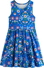 Mini Boden Kids' Twirly Cotton Jersey Dress