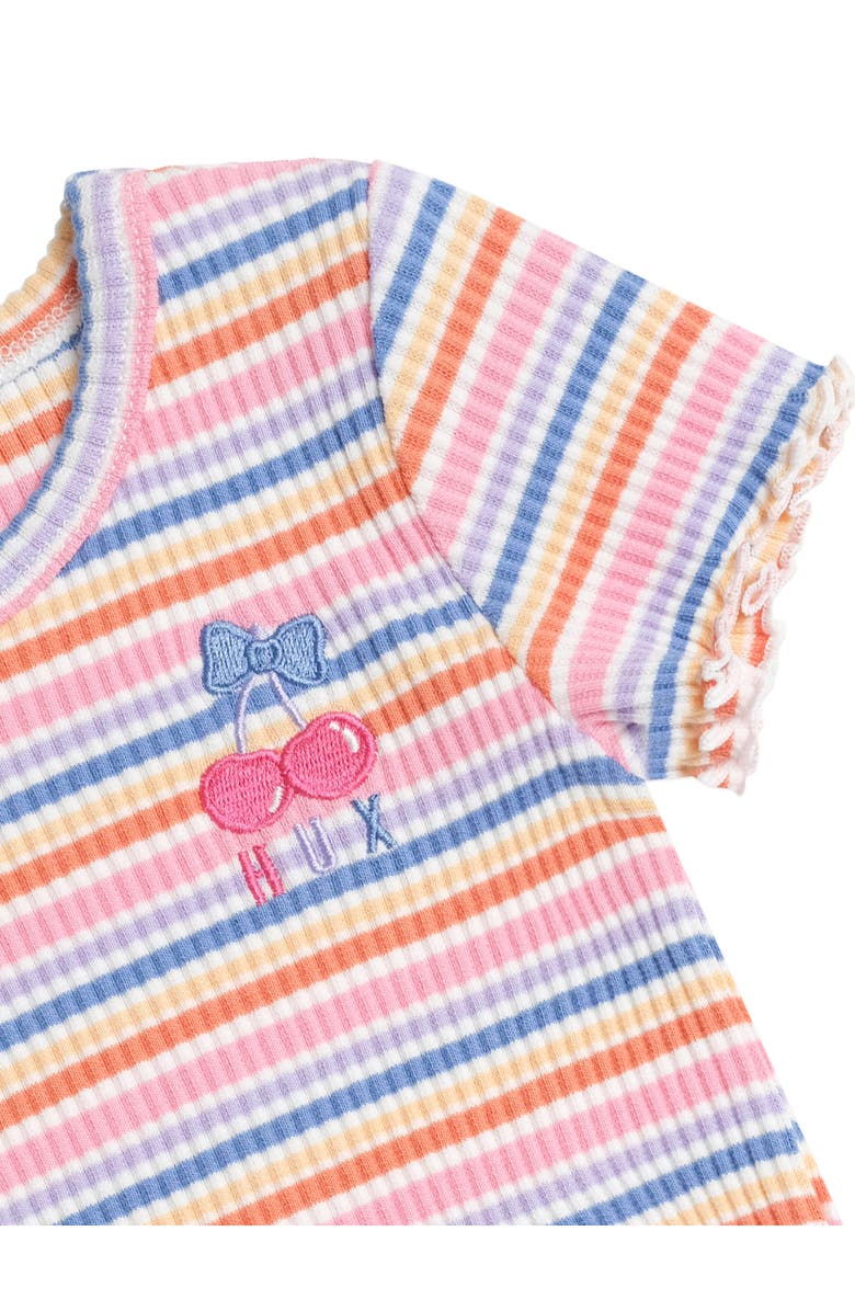 Huxbaby Rainbow Rib Tee, Alternate, color, Multi