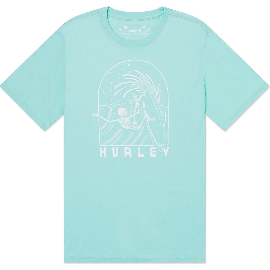 Hurley Laid To Rest Graphic T-shirt In Blue