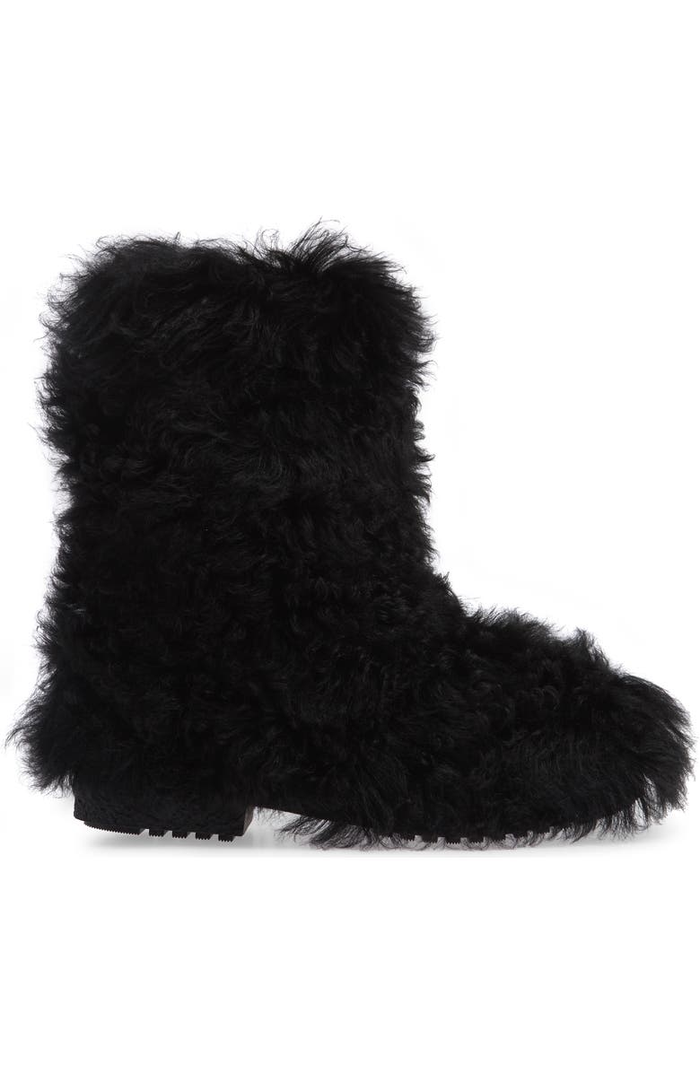 Saint Laurent Genuine Shearling Boot, Alternate, color,