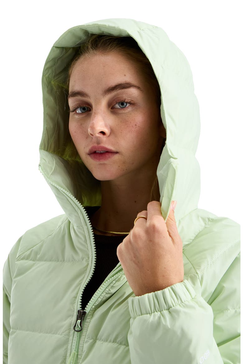Hydrenalite Hooded Down Jacket, Alternate, color, CALCIFIED LIME