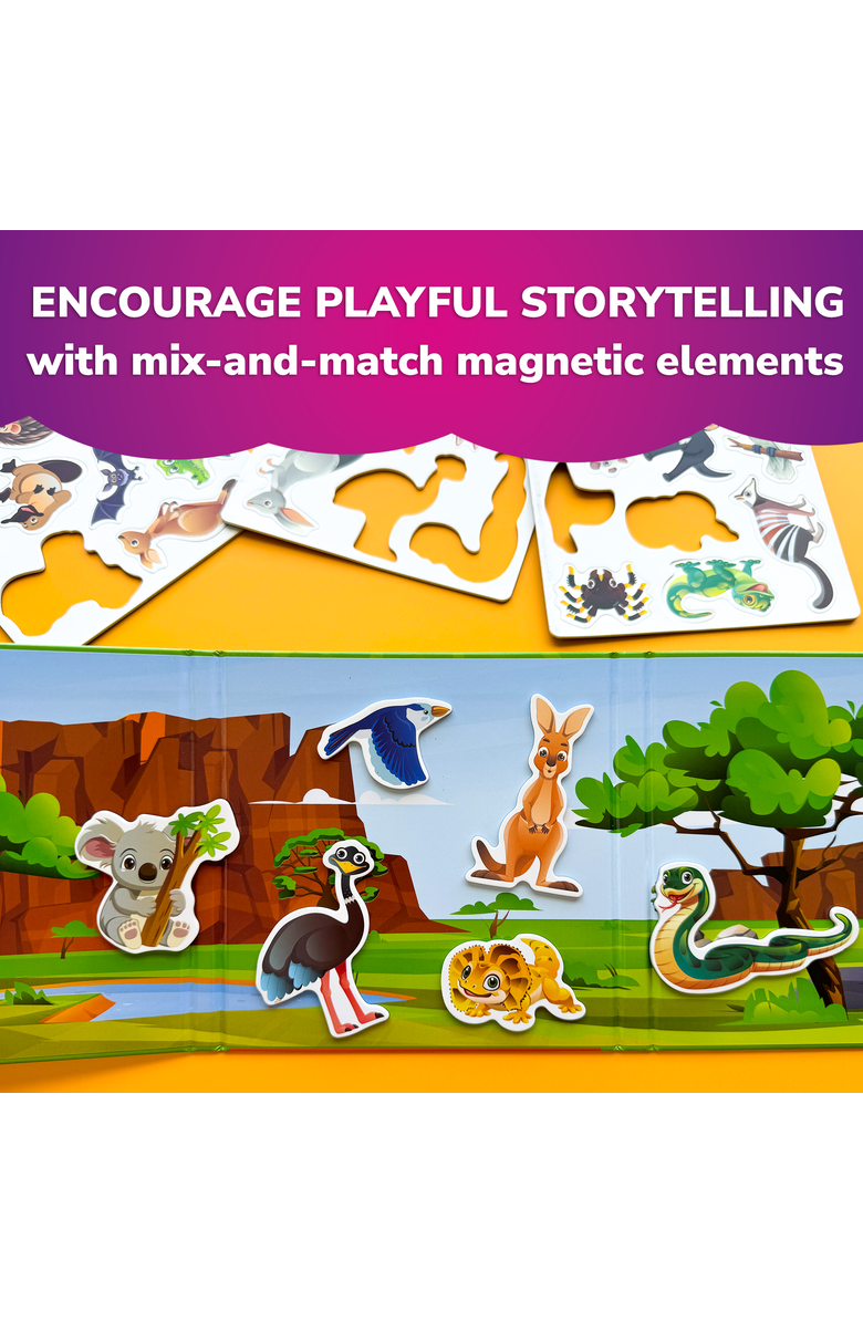 Quokka Travel Magnetic Puzzles for Kids Ages 3-5 - Fun 20+ Piece Game, Alternate, color, Australia