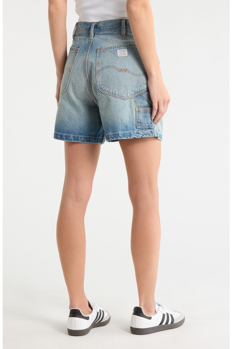 Denim Carpenter Shorts, Alternate, color, ALSEN INDIGO UNLINED
