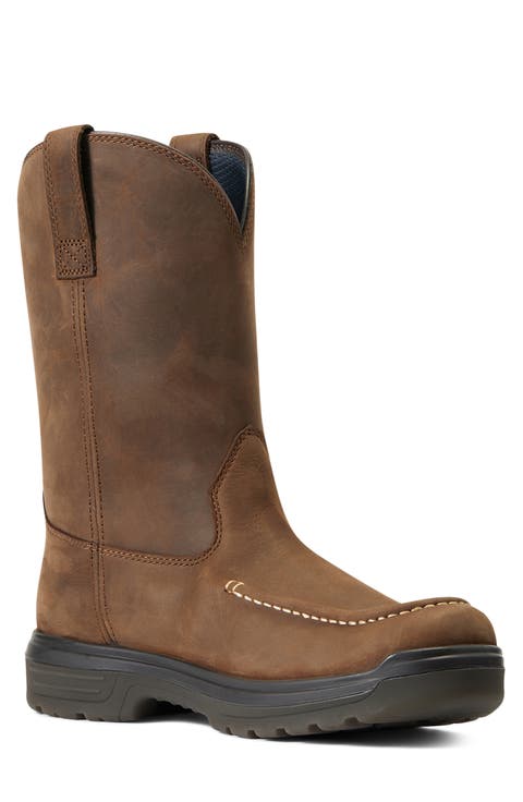 Turbo Pull-On Waterproof Carbon Toe Work Boot (Men)