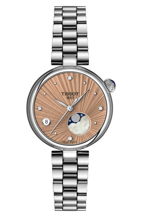 Bellissima Desir Moonphase Two-Tone Bracelet Watch, 36mm
