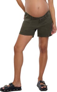 MOTHERHOOD MATERNITY Under the Belly Utility Maternity Short