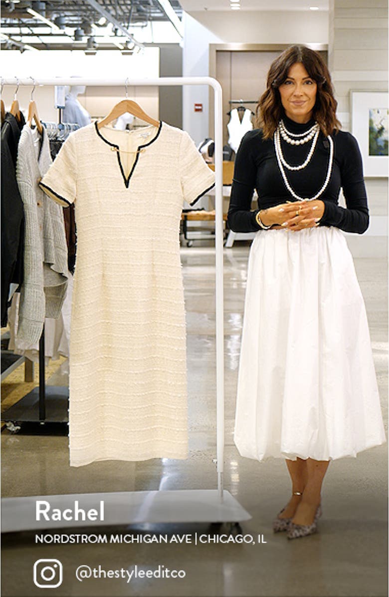 Tweed Midi Dress, sales video thumbnail