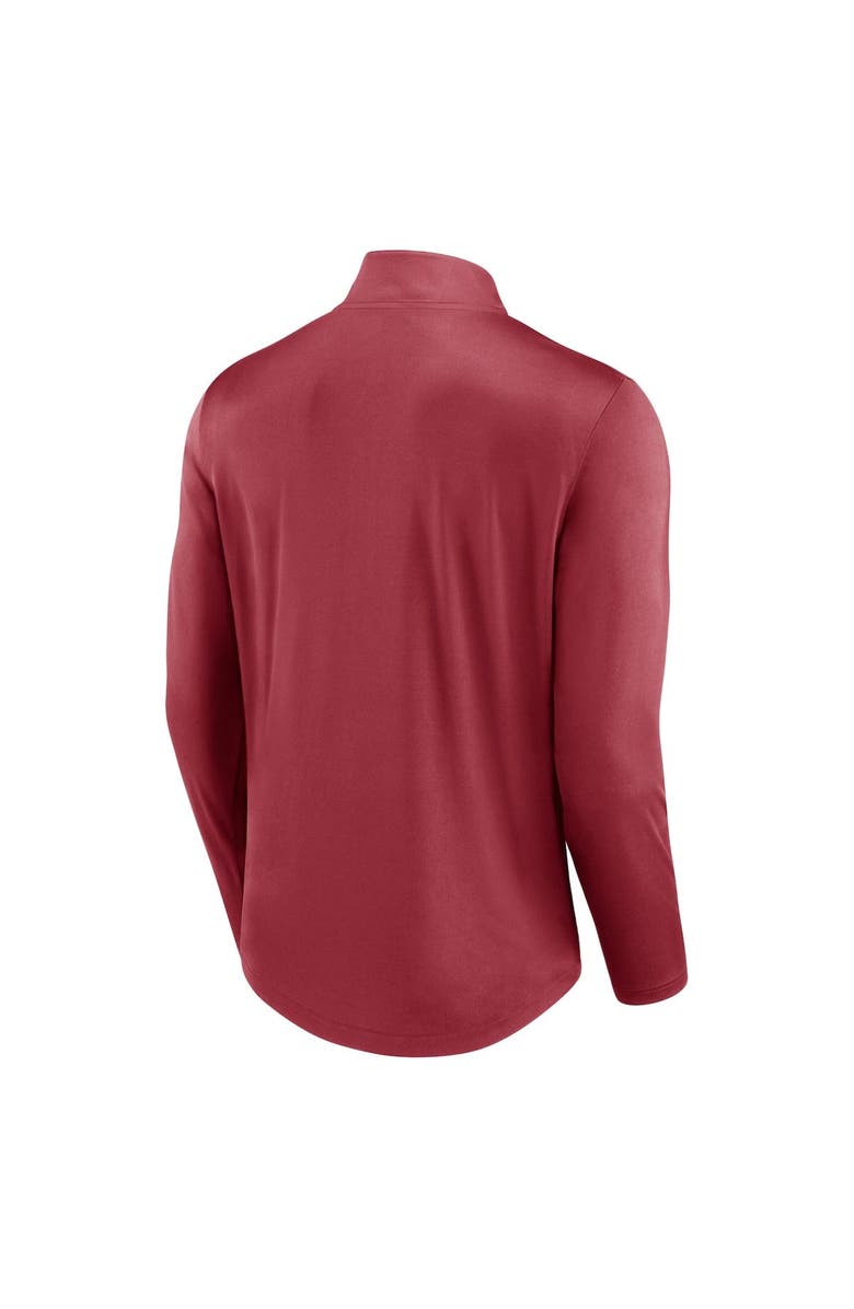 FANATICS Men's Fanatics Branded Cardinal Arizona Cardinals Tough Minded Quarter-Zip Top, Alternate, color, Cardinal