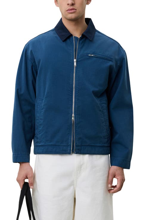 Cotton Twill Zip Jacket