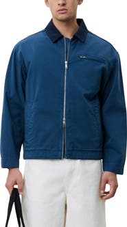 Les Deux Cotton Twill Zip Jacket