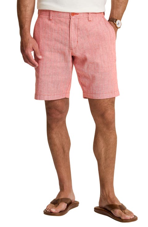 Beach Coast Stretch Linen & Cotton Cargo Shorts