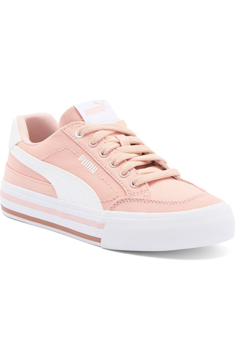 PUMA Court Classic Vulc Sneaker, Main, color, Rose Quartz-Puma White