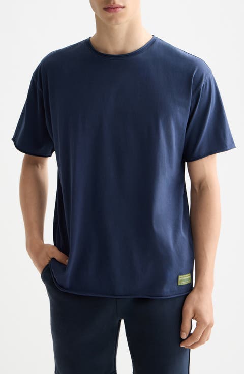 Raw Edge Cotton T-Shirt