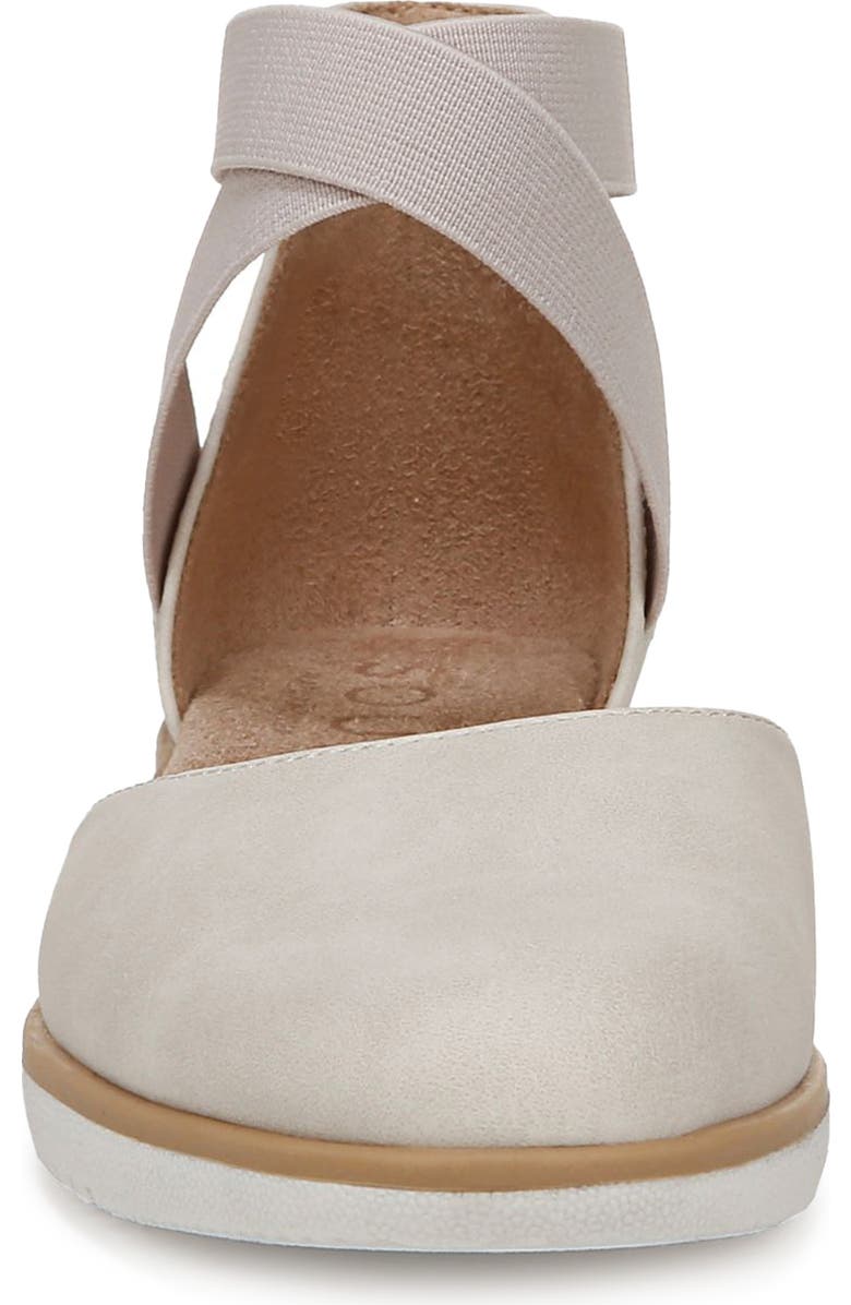 SOUL NATURALIZER Intro d'Orsay Wedge Flat, Alternate, color, Porcelain Faux Leather
