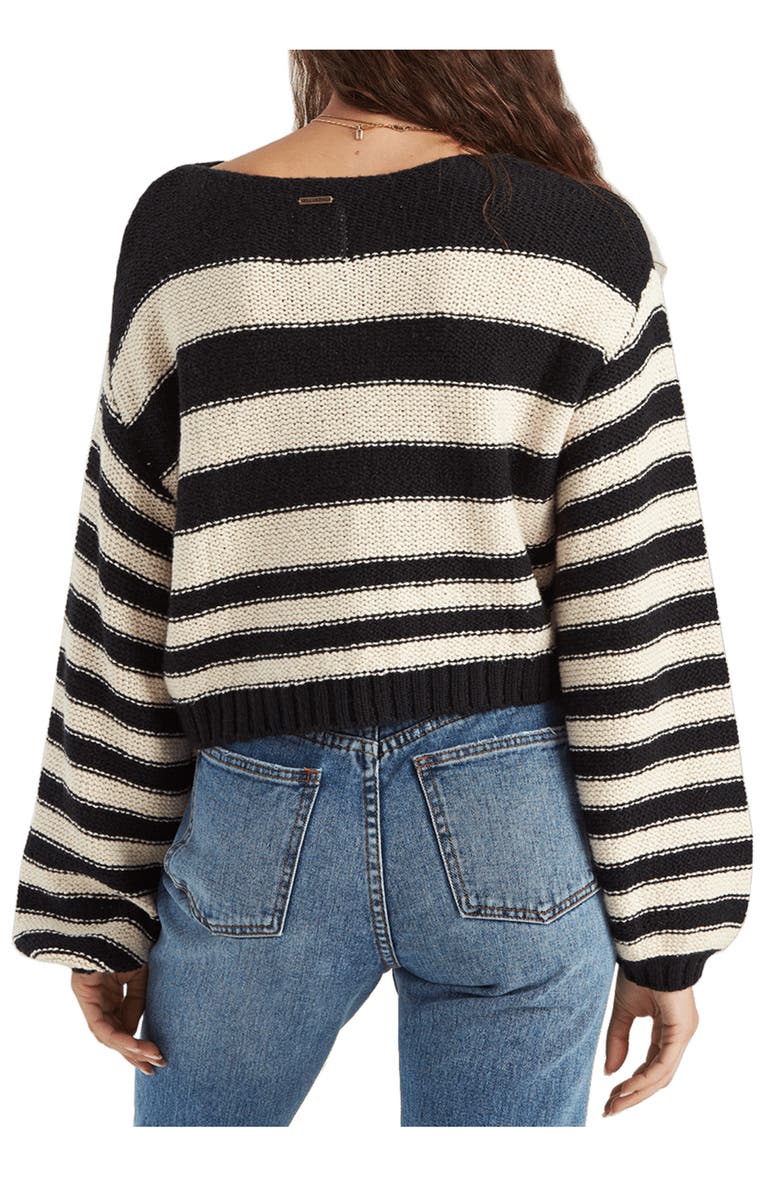 Billabong Seeing Stripes Boat Neck Cotton Sweater, Alternate, color, 