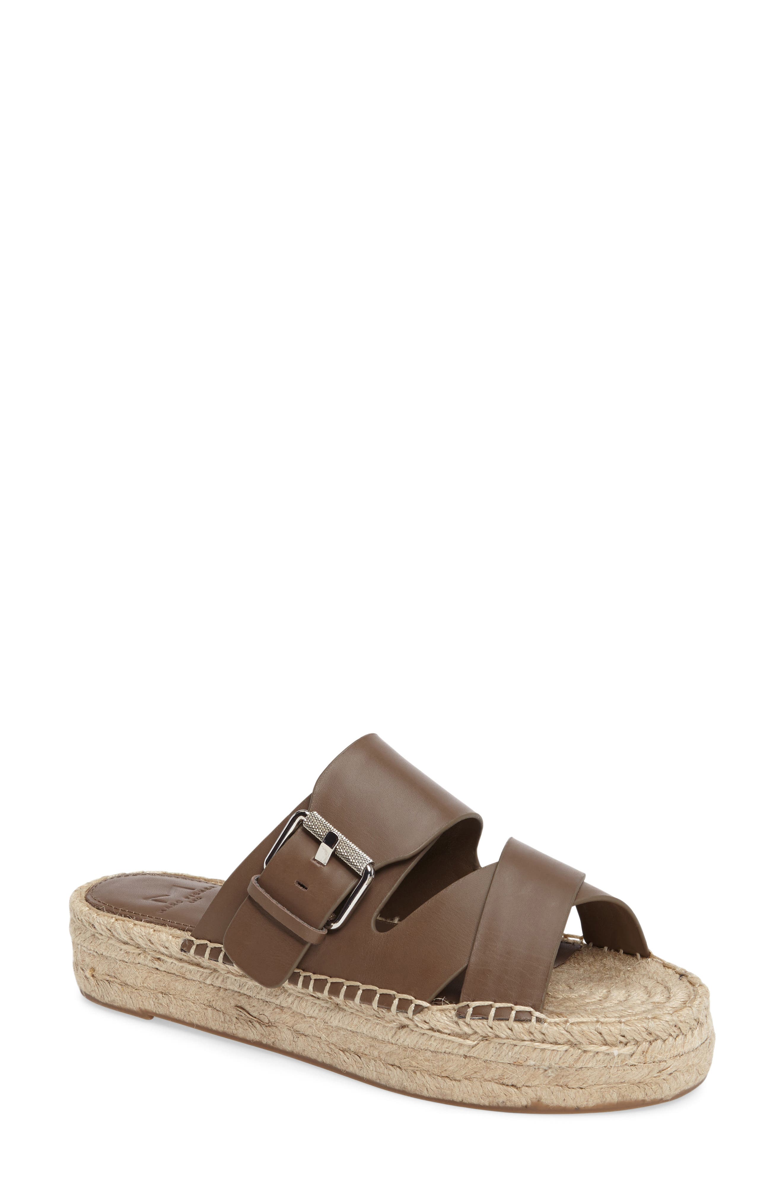 Venita Espadrille Sandal, Main, color, OLIVE LEATHER