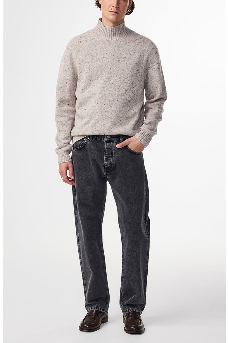 Aksel 6697 Wool Blend Mock Neck Sweater, Alternate, color, IVORY