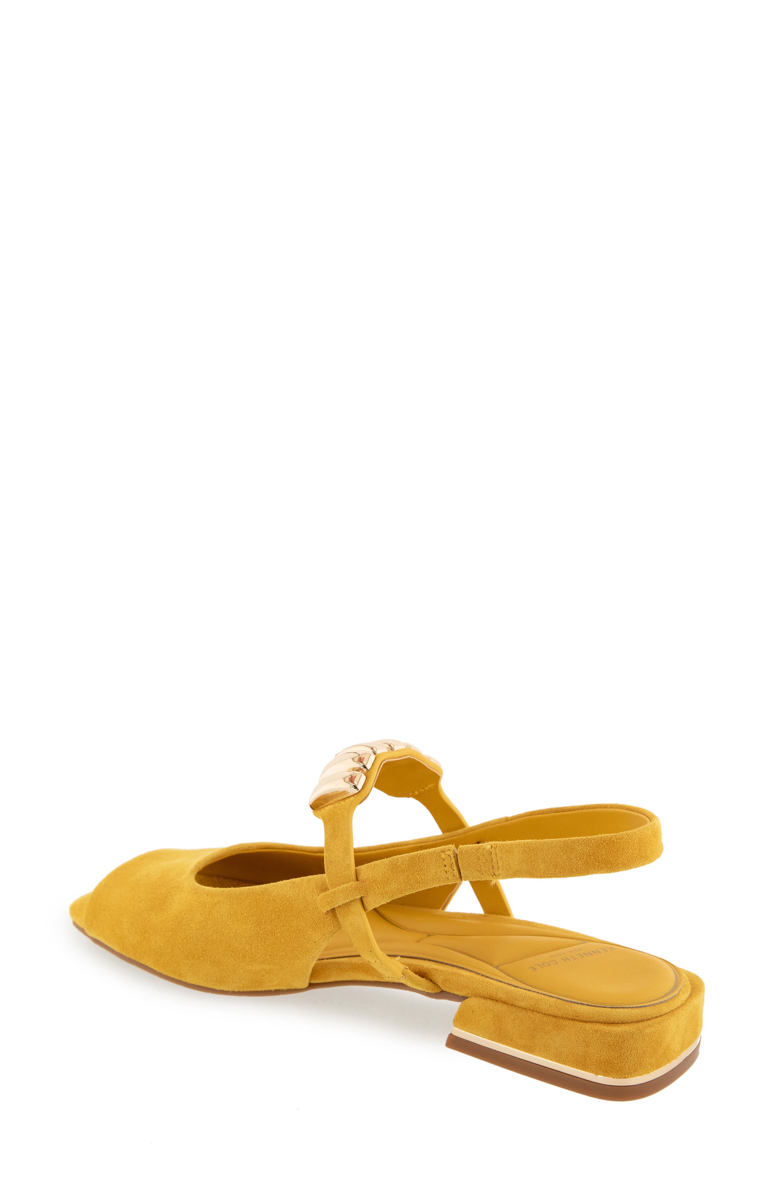 Illia Slingback Sandal, Alternate, color, SULFUR SUEDE