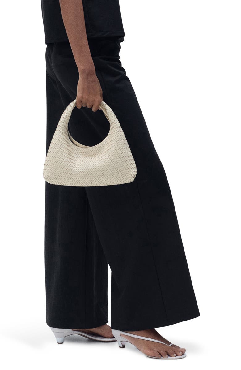 MANGO Wide Leg Crop Pants, Alternate, color,