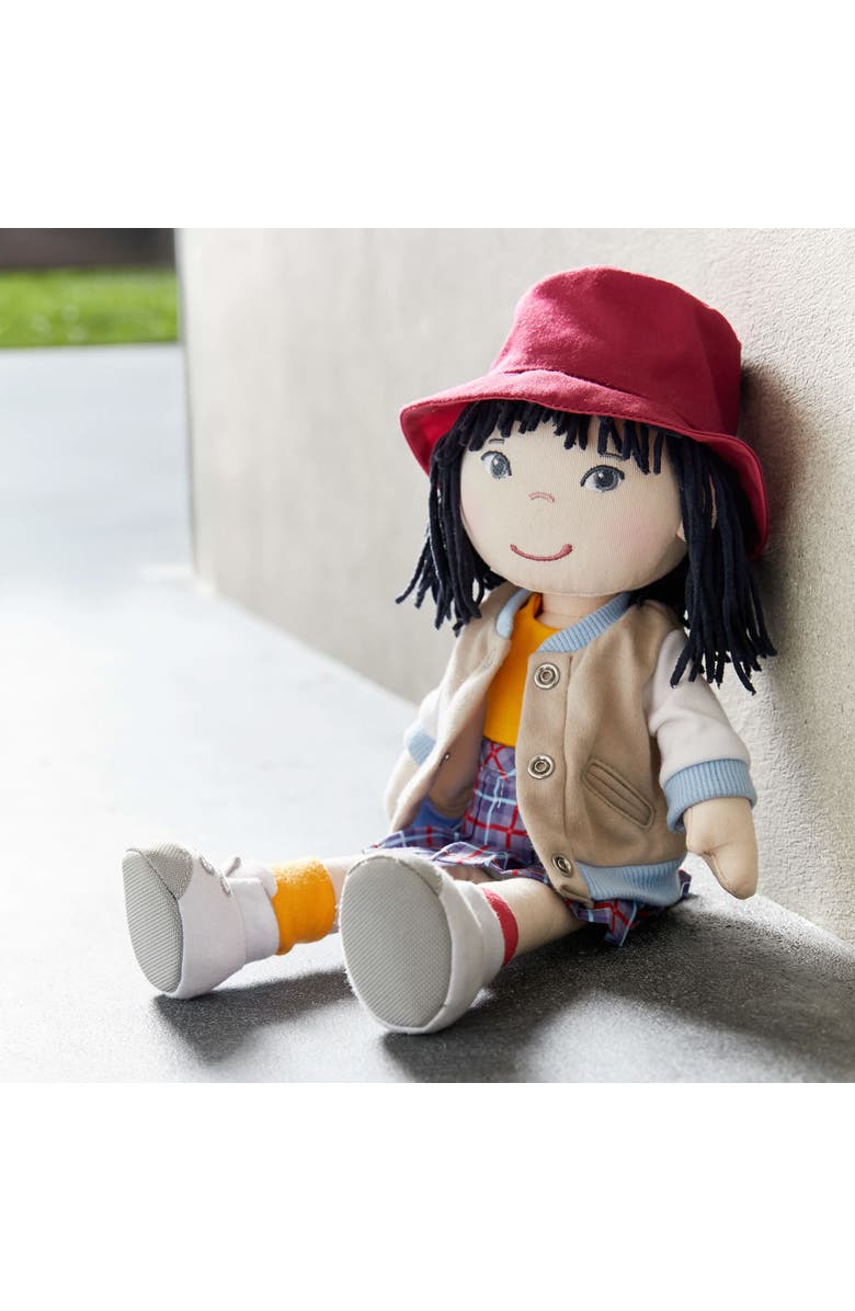 HABA 12" Soft Baby Doll Yuki Washable Toddler Baby Doll, Alternate, color, Multi