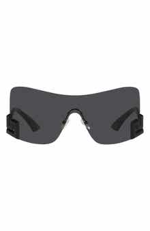 Versace 40mm Irregular Shield Sunglasses