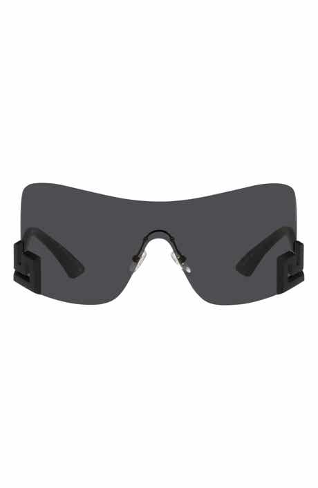 Versace 40mm Irregular Shield Sunglasses